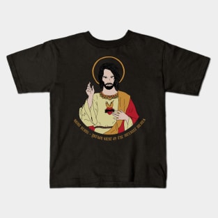 Saint Keanu Reeves - Saint Of The Memes Kids T-Shirt